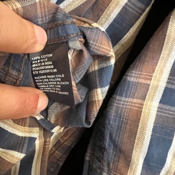 men’s EUC Ely Cattleman 1878 button down western shirt. Size XL. - Picture 6 of 9